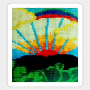 Sunrise Tapestry Sticker